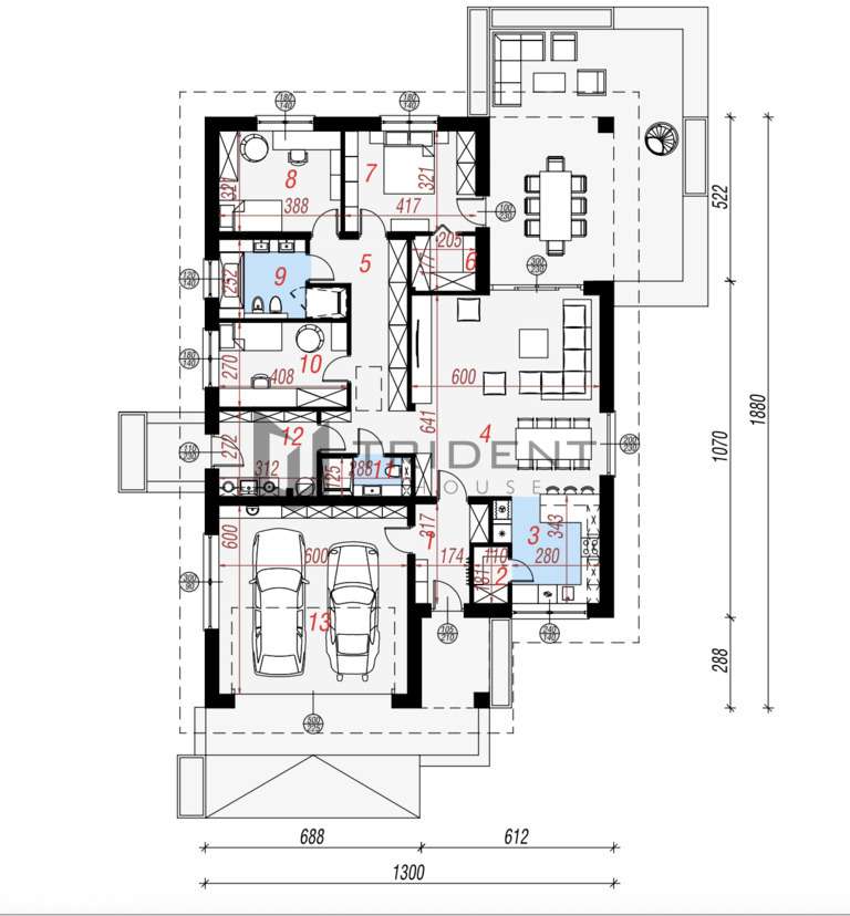 Parterowy dom 165 m² z garażem I 20 min do Warszaw-12