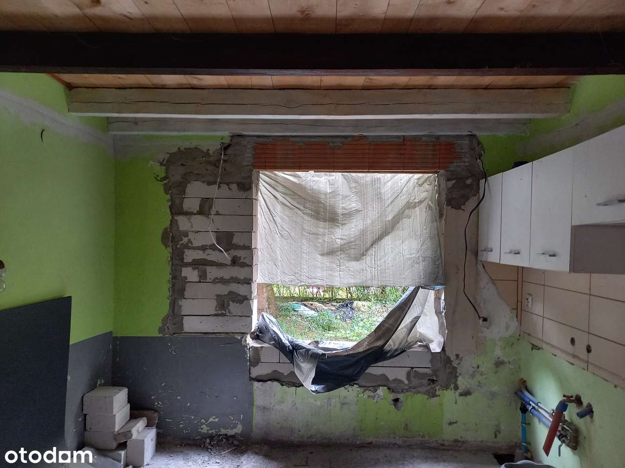 Lgiń, Jezioro, Lasy, Działka ROD z murowanym domkiem 70m2-5