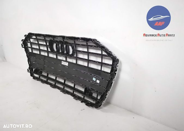 Grila Centrala Radiator originala cu senzori Audi A6 C8 2018 2019 2020 4k0853651B - 6