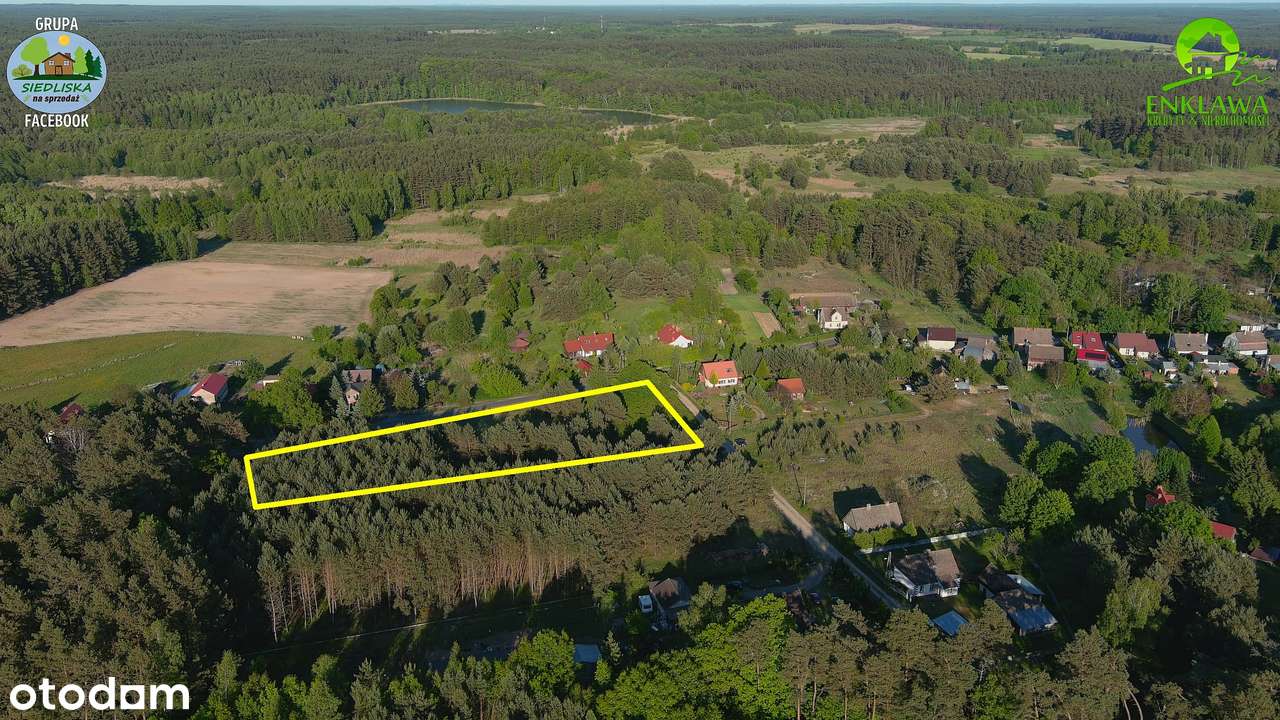 ENKLAWA prezentuje: działka w CUDNEJ okolicy! 4 x JEZIORO + LASY!-5