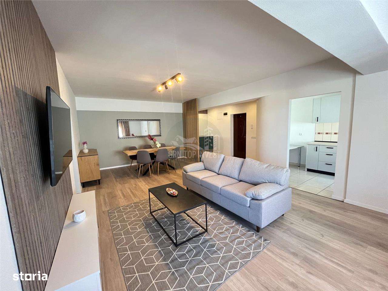 Apartament NOU 3 camere 2 bai balcon si parcare zona centrala - Imagine principală: 1/17