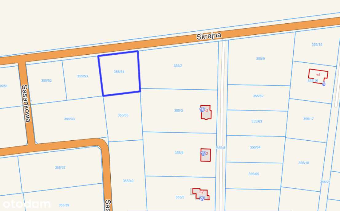 Działka budowlana 1610 m2 – Borzyszewo k. Gryfic – 55 000 zł.-0