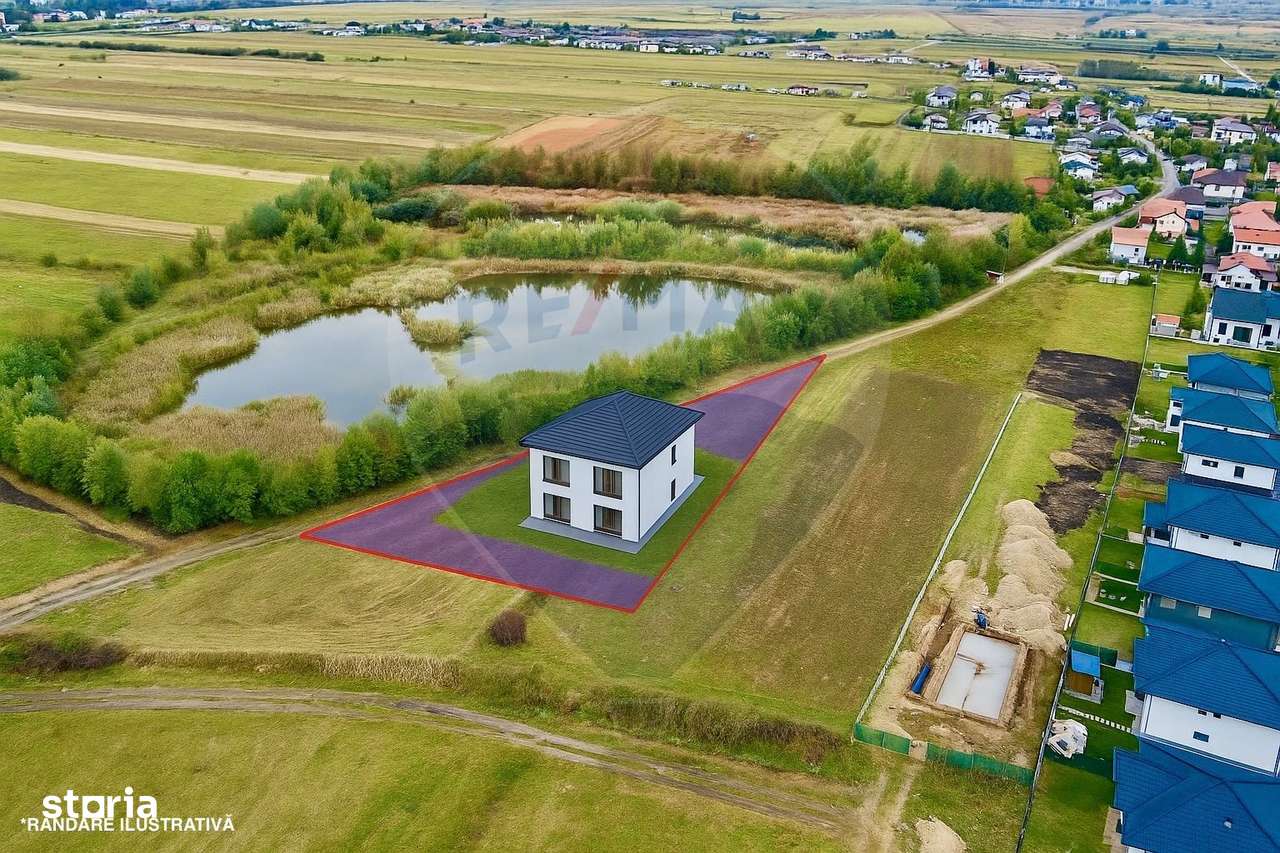 Teren intravilan 1350 mp – Jucu de Mijloc, lângă lac – ideal duplex-0