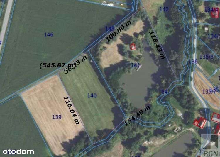 Działka budowlana ze stawem Oborniki Śląskie.-11