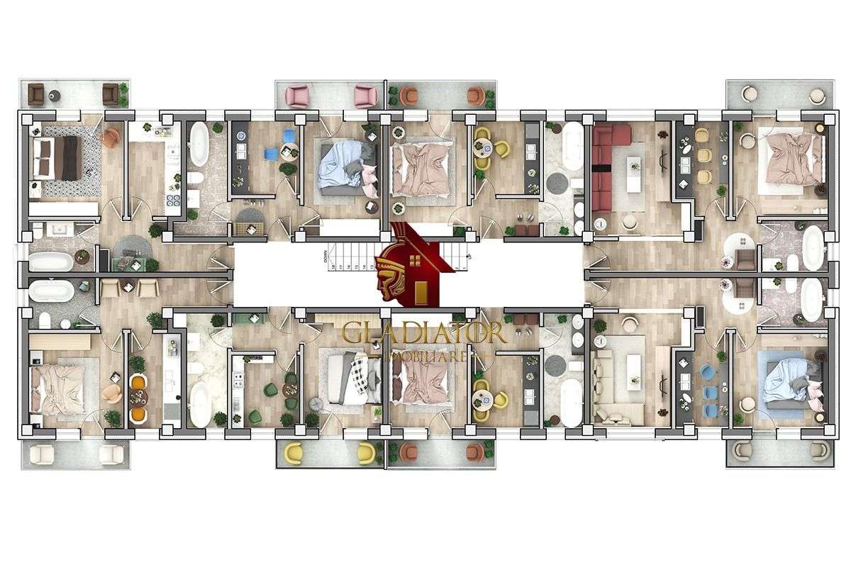 Apartament 1 camere, decomandat, bloc nou, Capat CUG - Lunca Cetatuii-4