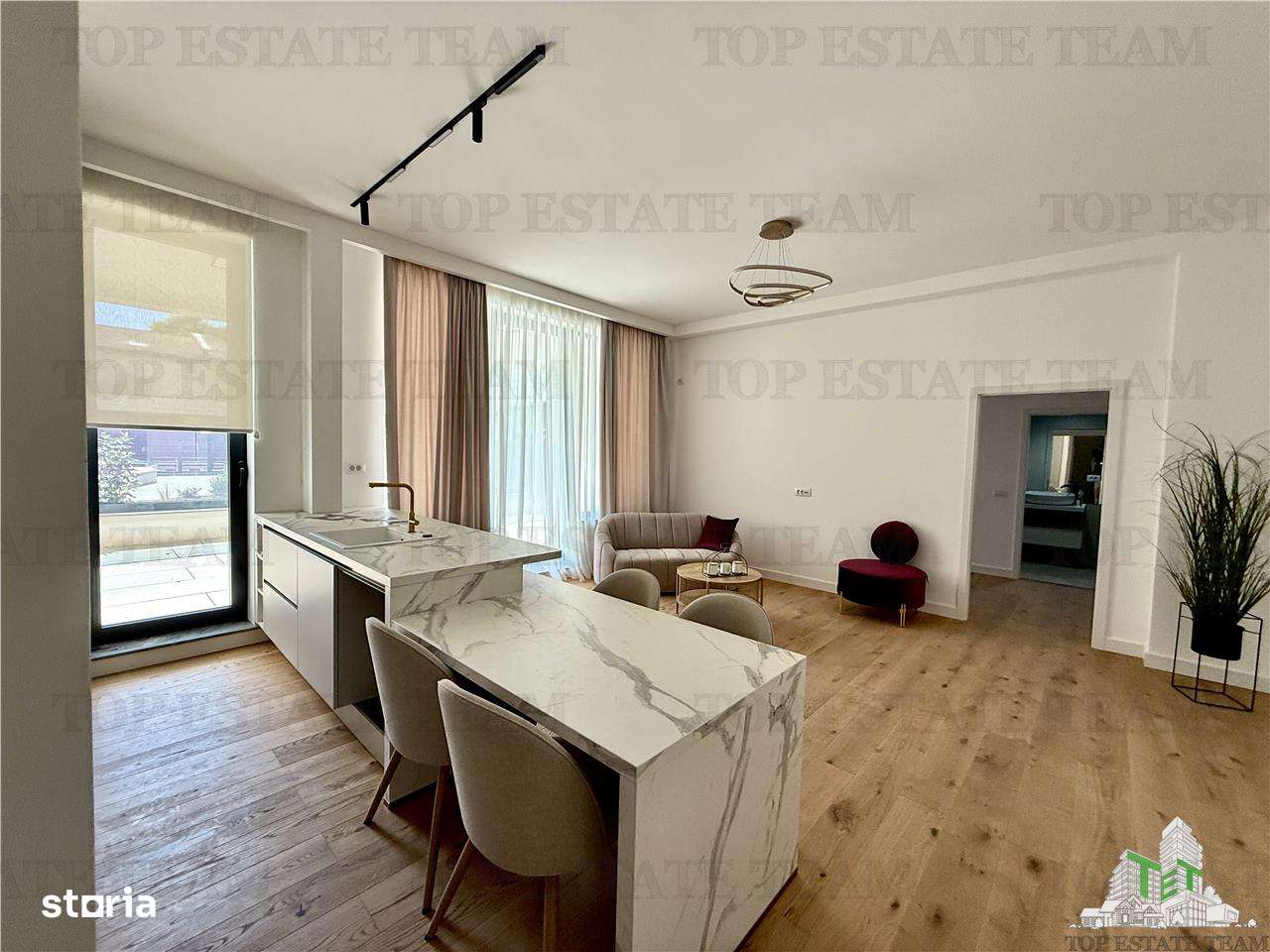 Apartament Exclusivist 2 Camere Voluntari – Pipera cu Terase Generoase - Imagine principală: 3/18