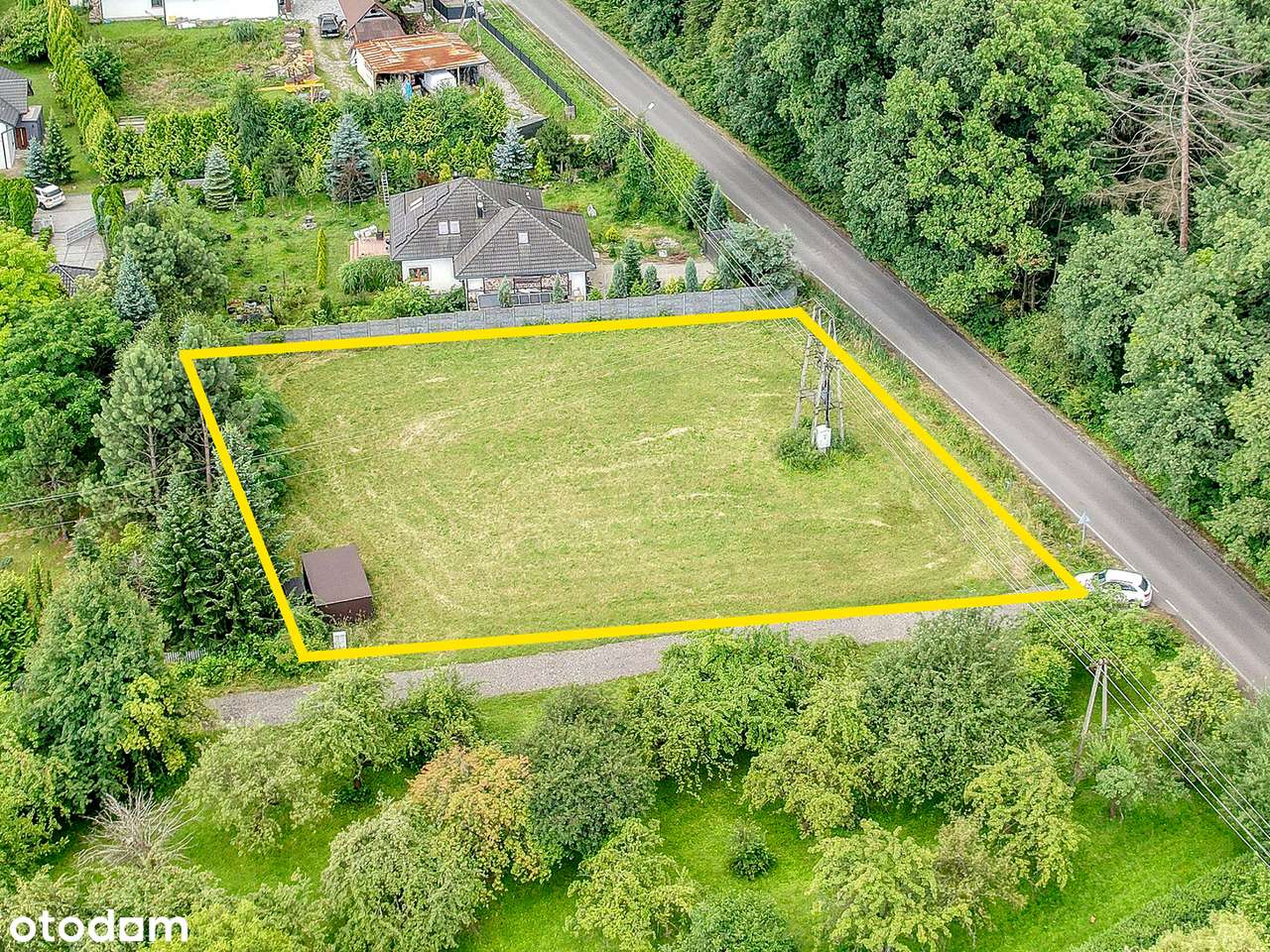 Działka budowlana pod lasem z dobrym dojazdem i pozwoleniem na budowę. - Pełny obrazek: 5/13