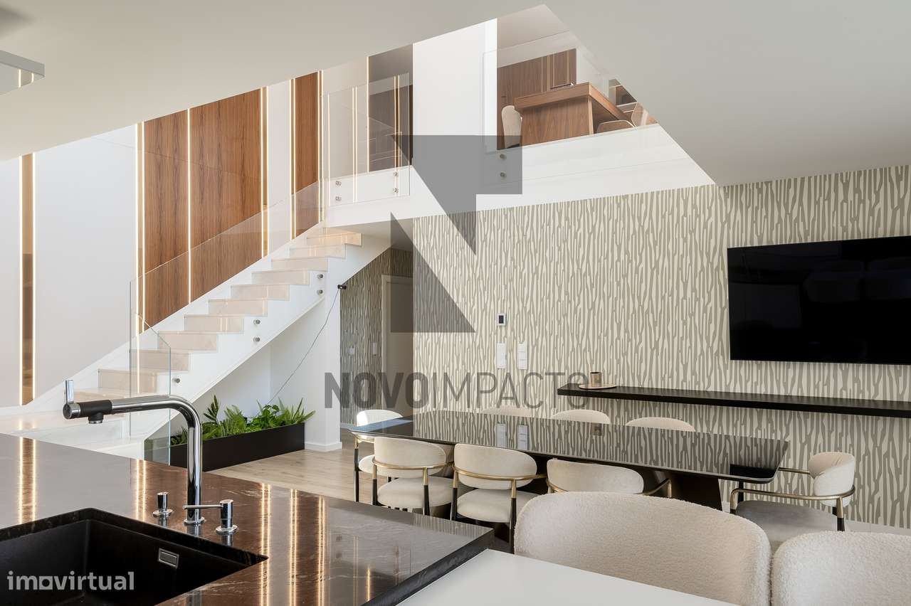 T4 Duplex de Luxo Mobilado, com 2 Terraços e Box para 2 Carros | Mo...-5