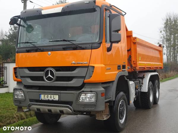 Mercedes-Benz Actros 3341 6x6 Wywrotka Meiller Bortmatic Sprowadzony Z Niemiec Stan Idealny 3 Stronny Kipper Wywrot Mały Przebieg - 1