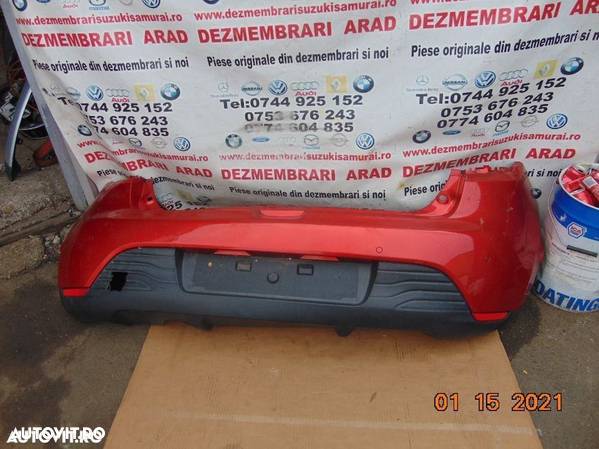 Bara spate Renault clio 4 an 2012-2019 bara spate completa senzori parcare bara spate model fara sen - 2