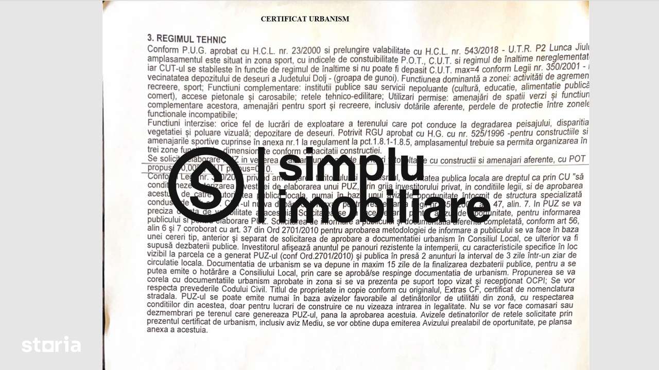 Teren pretabil Investitie lipit de WaterPark Craiova - Imagine principală: 3/3