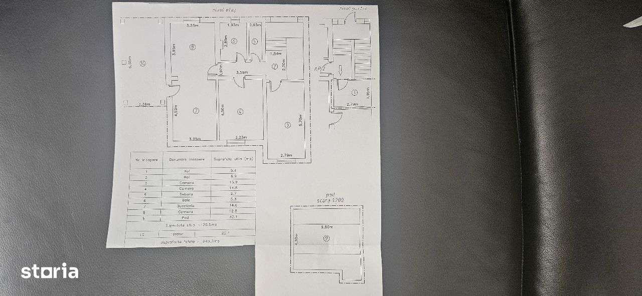 Vand apartament 3 camere Deva, in Vila cu 3 ap etaj 2 + 250 mp teren - Imagine principală: 3/18