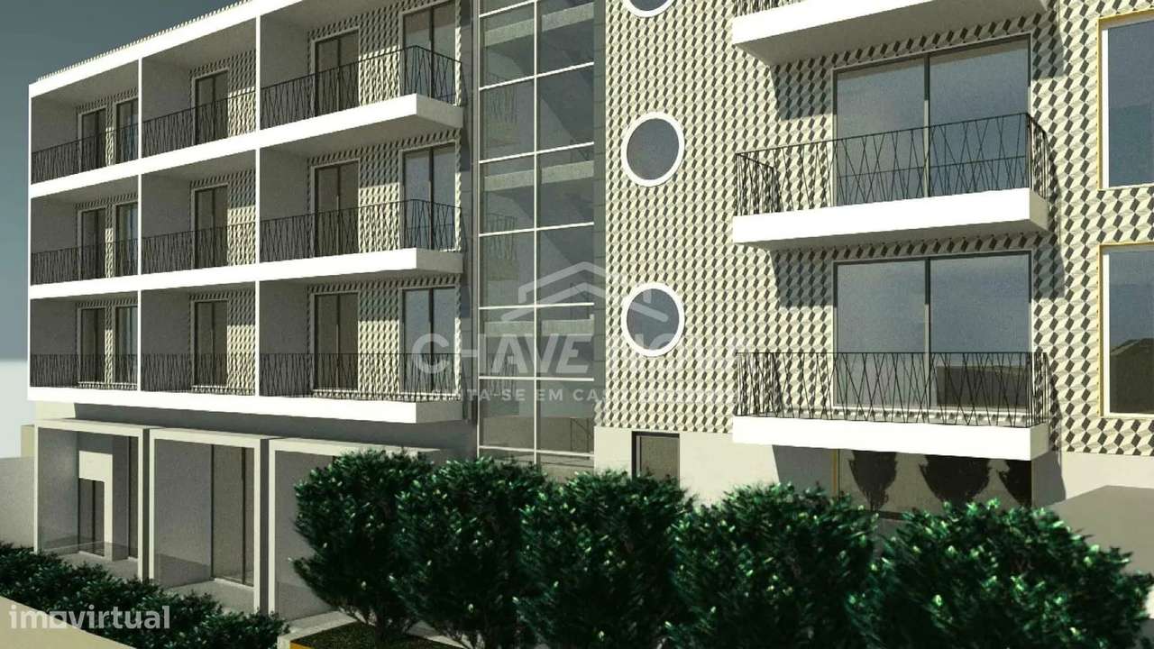 Apartamento T0 Novo c/ Terraço e Lugar de Garagem em Mafamude-16