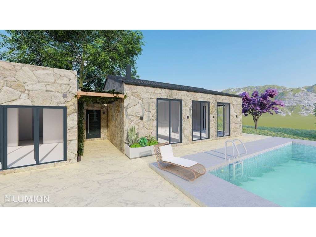 Refúgio Exclusivo no Topo da Serra: Moradia T3 com Projeto Aprovado... - Grande imagem: 3/40