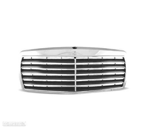 GRELHA FRONTAL PARA MERCEDES 190 W201 82-93 CROMADO - 2