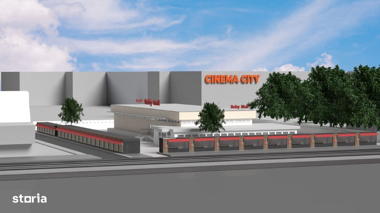 Inchiriem spatii comerciale Galati - parcare comuna Shopping City Mall