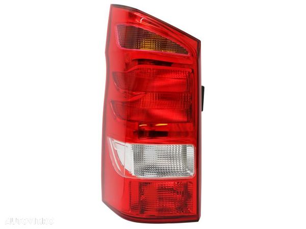 Lampa spate, stop Mercedes Vito/Clasa 5 (W447), 04.2014-, 2 Usi Spate, stanga/dreapta, fara inscriptia Mercedes;tip bec P21W; cu locas bec, HELLA - 1