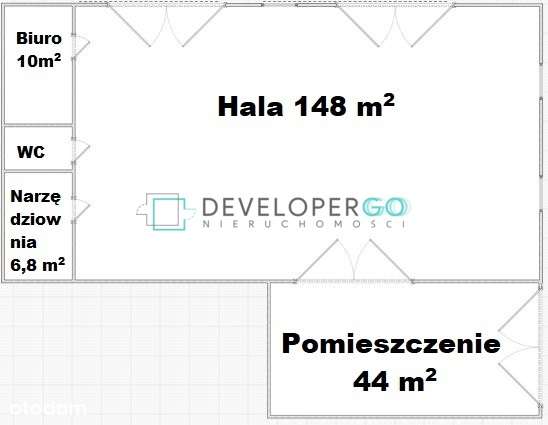 Murowana hala magazynowa  212 m² - Pełny obrazek: 3/9