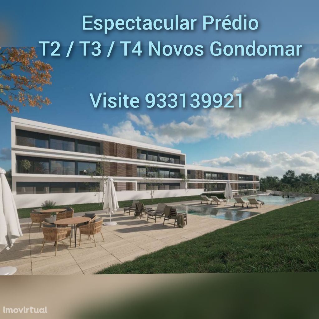 Comprar Fabuloso Apartamento T2| Novo| Piscina | Box 2Carros Gondomar