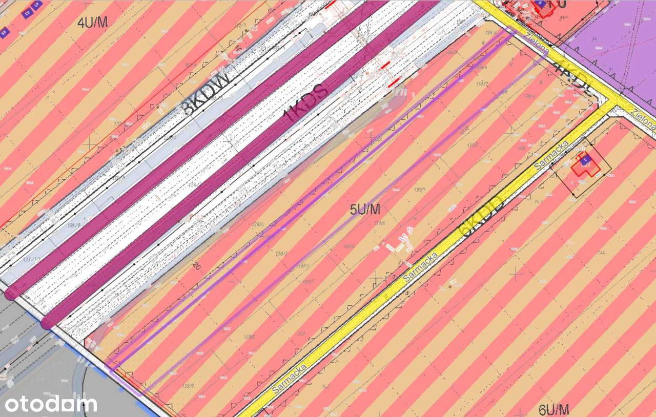 Grunt inwestycyjny, mpzp, wszystkie media-1