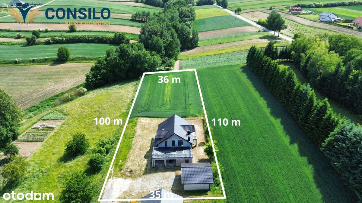 Dom+garaż, działka 34,34 ar-Wilków 15km do Krakowa - Pełny obrazek: 4/20