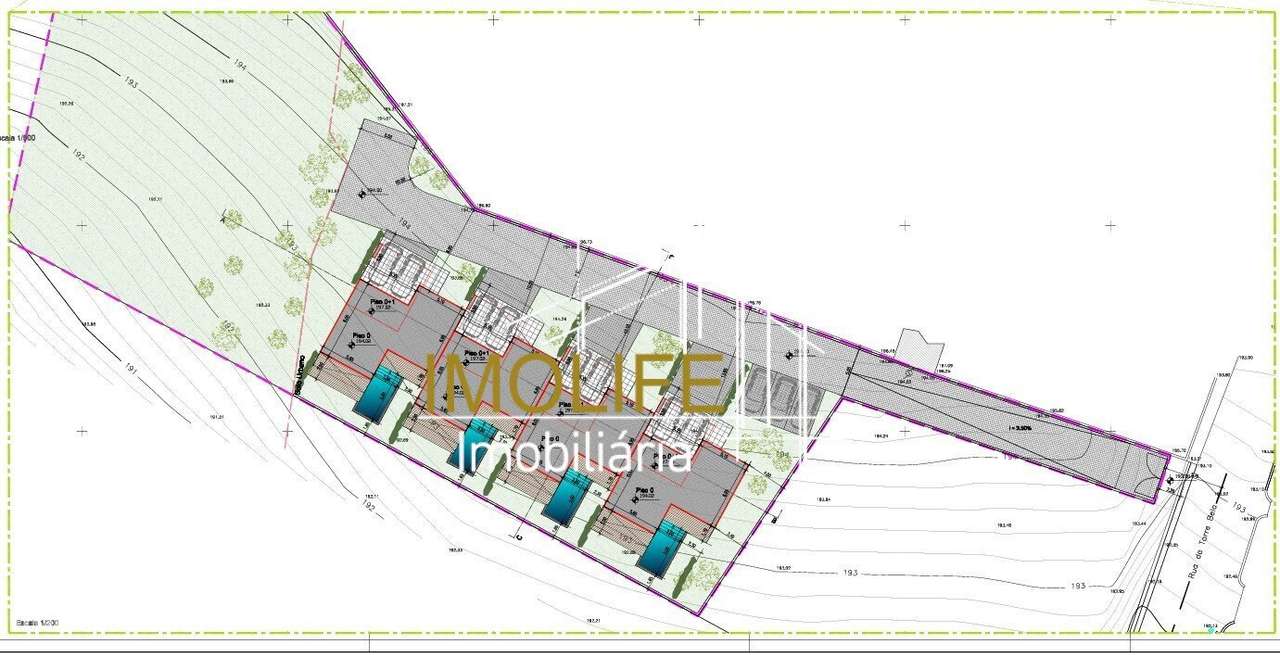 Terreno para construção de 4 moradias geminadas - Grande imagem: 5/11