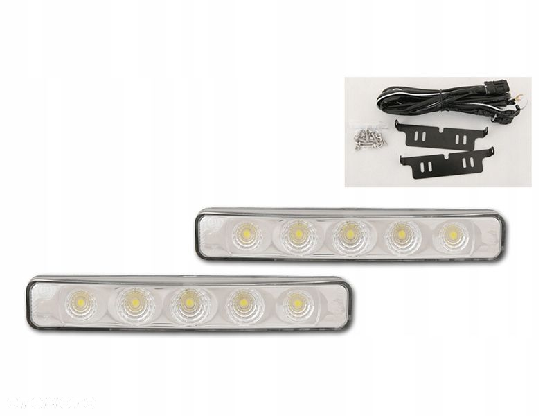 LED ŚWIATŁA DO JAZDY DZIENNEJ DRL 10 LED RL E AUTOMAT - 2