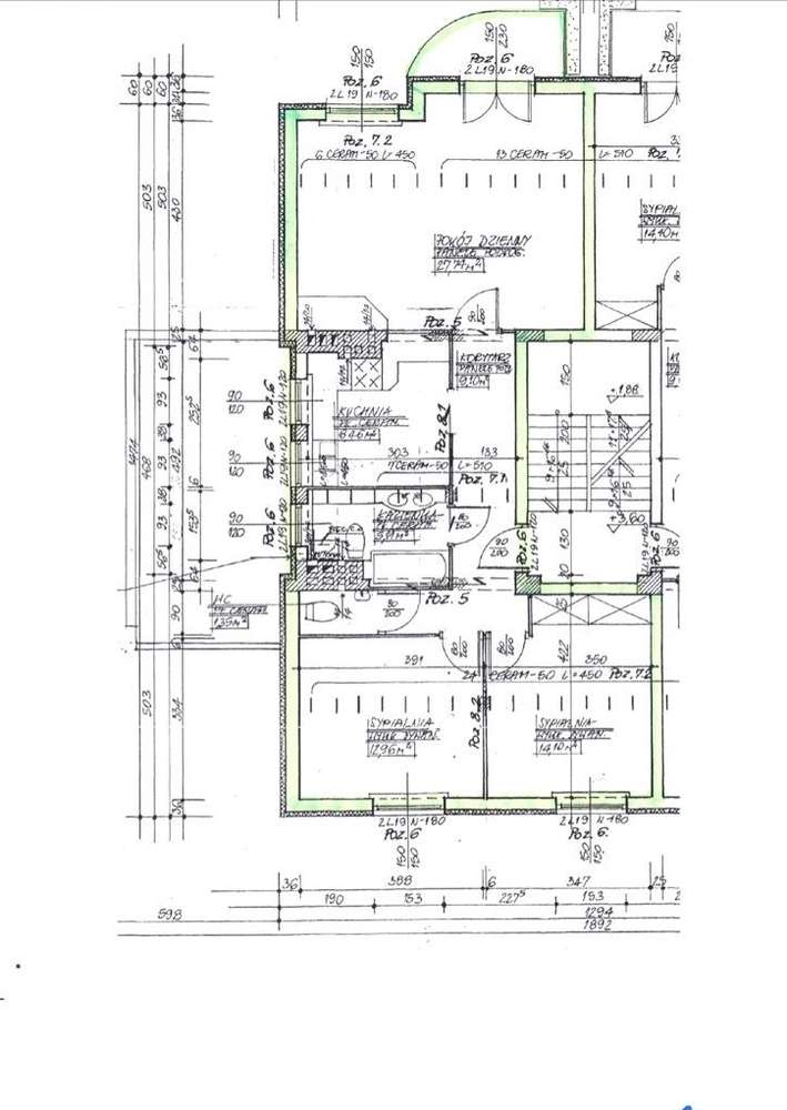 Przestronne 3 pok.+2 miejsca pos. + pom. gosp. + ogród ul. Przepiórcza-12