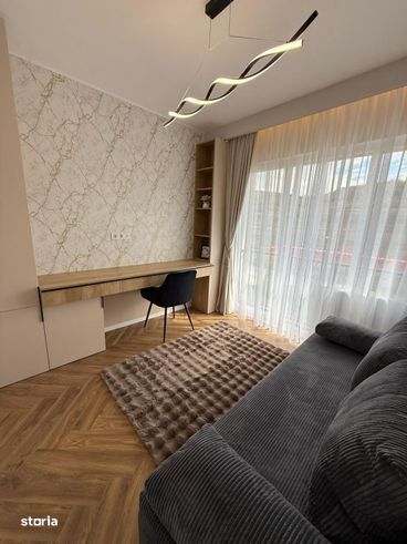 Apartment de 3 camere cu gradina, finisat de lux in zona Terra-3