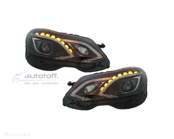 Faruri LED Xenon compatibile cu Mercedes E-Class W212 (2013-2016) Facelift Design - 2