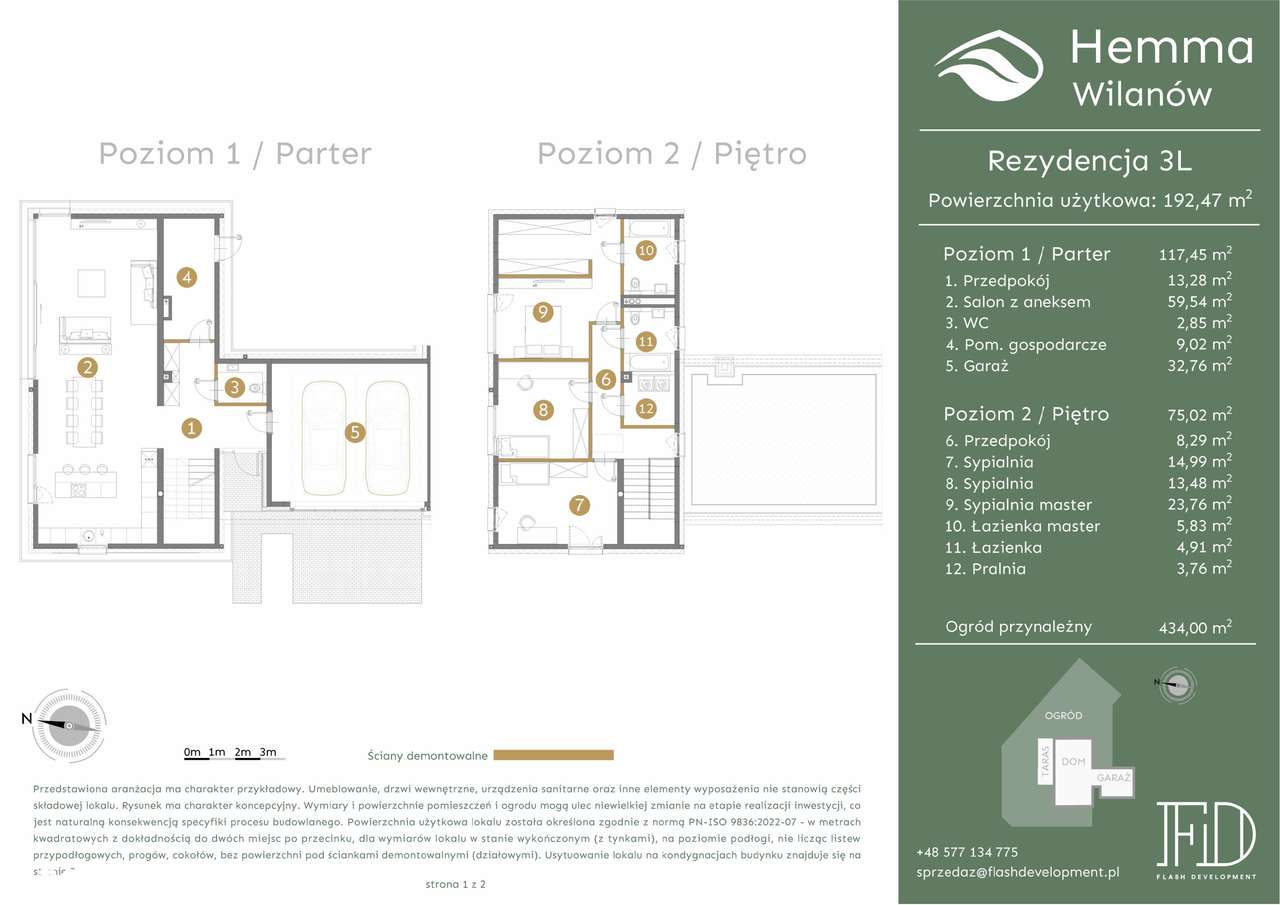 4-pokojowy dom 192m2 + ogródek Bez Pośredników - Pełny obrazek: 2/7