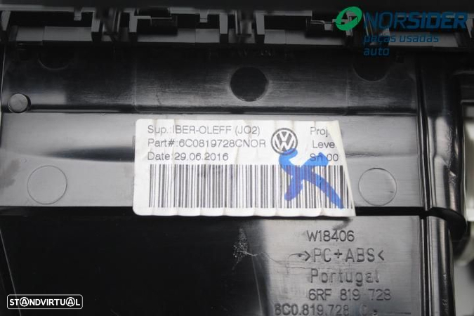 Arejador de tablier central par Volkswagen Polo|14-17 - 8