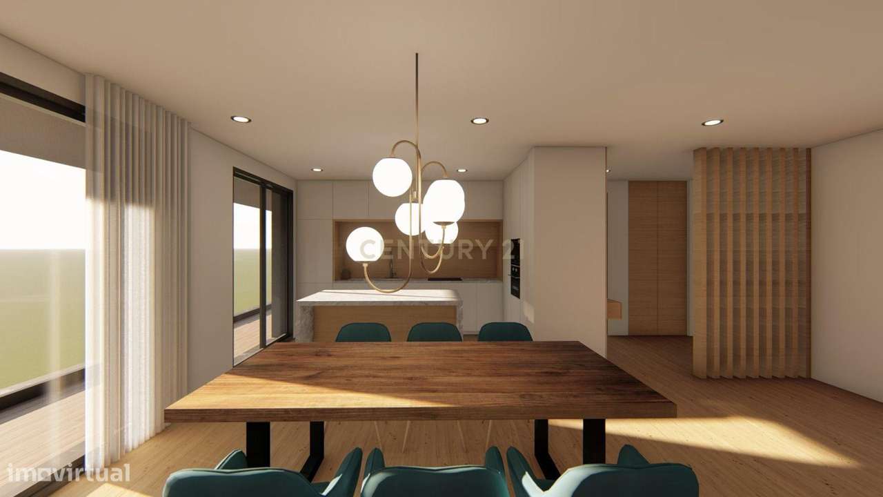 Terreno de 800 m² com Projeto Aprovado | Moradia T3 Contemporânea | Sã-14