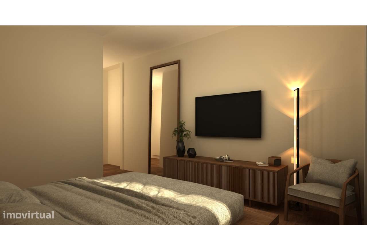 T1 novo de grandes dimensões e 17m2 de terraço-4