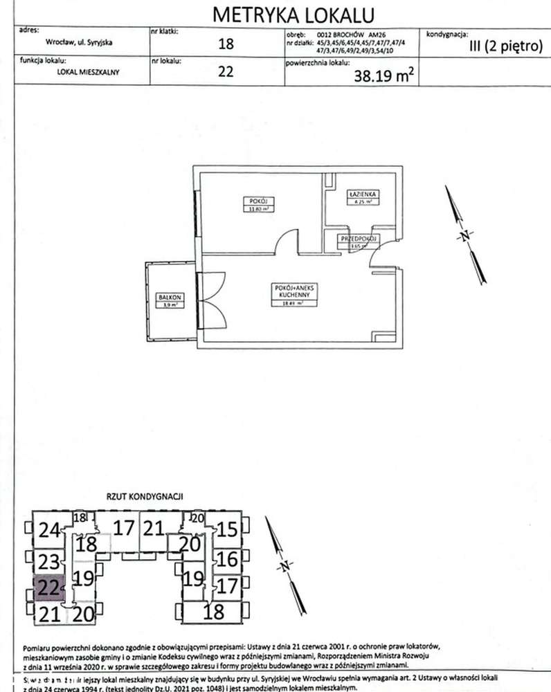Mieszk. 2 pok. 38m2, stan deweloperski, dostepne od zaraz - Pełny obrazek: 2/11