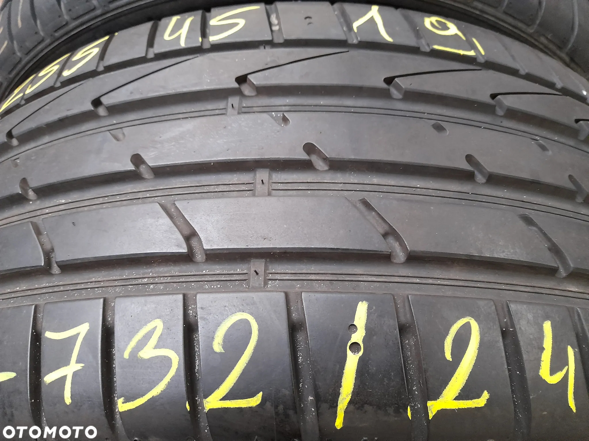 255/45r19 104Y (L732/24)003 2szt 6,5/7mm Ventus S1 Evo 2 HANKOOK LETNIE - 2