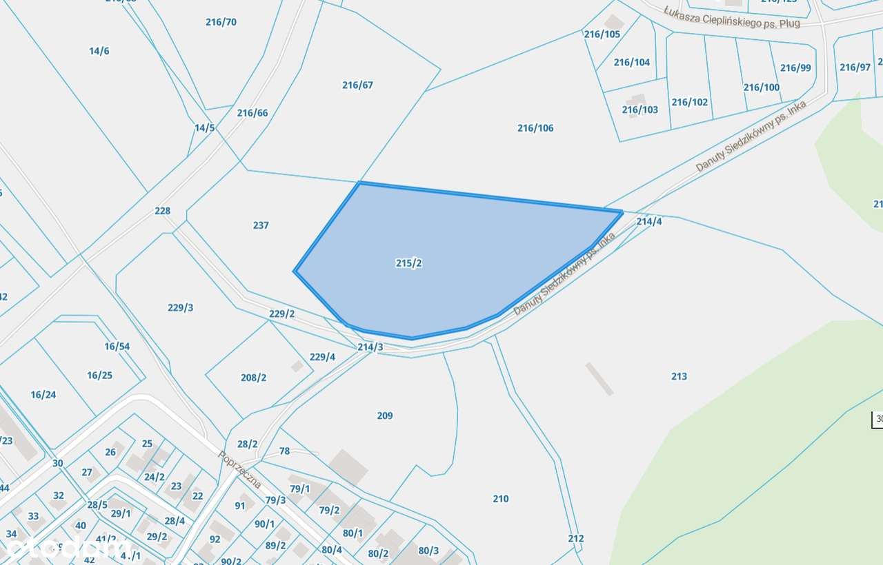 Na sprzedaż działka inwestycyjna o pow. 18.839 m² w Iławie