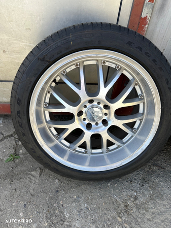 Set jante aliaj AUDI Q7 cu cauciucuri noi-nouțe allseason 285/40R20 Goodyear - 5