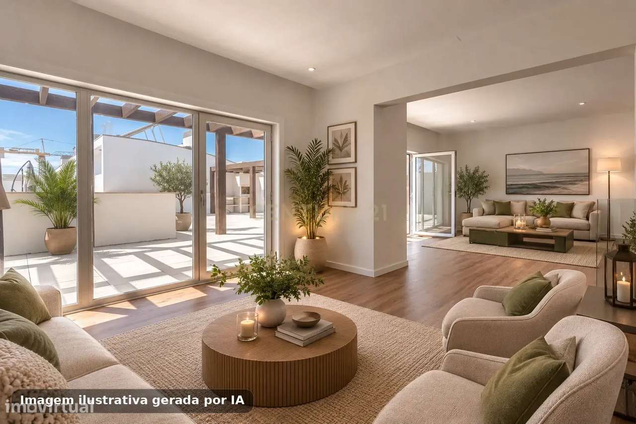 T4 Duplex com vista mar em Espinho-33