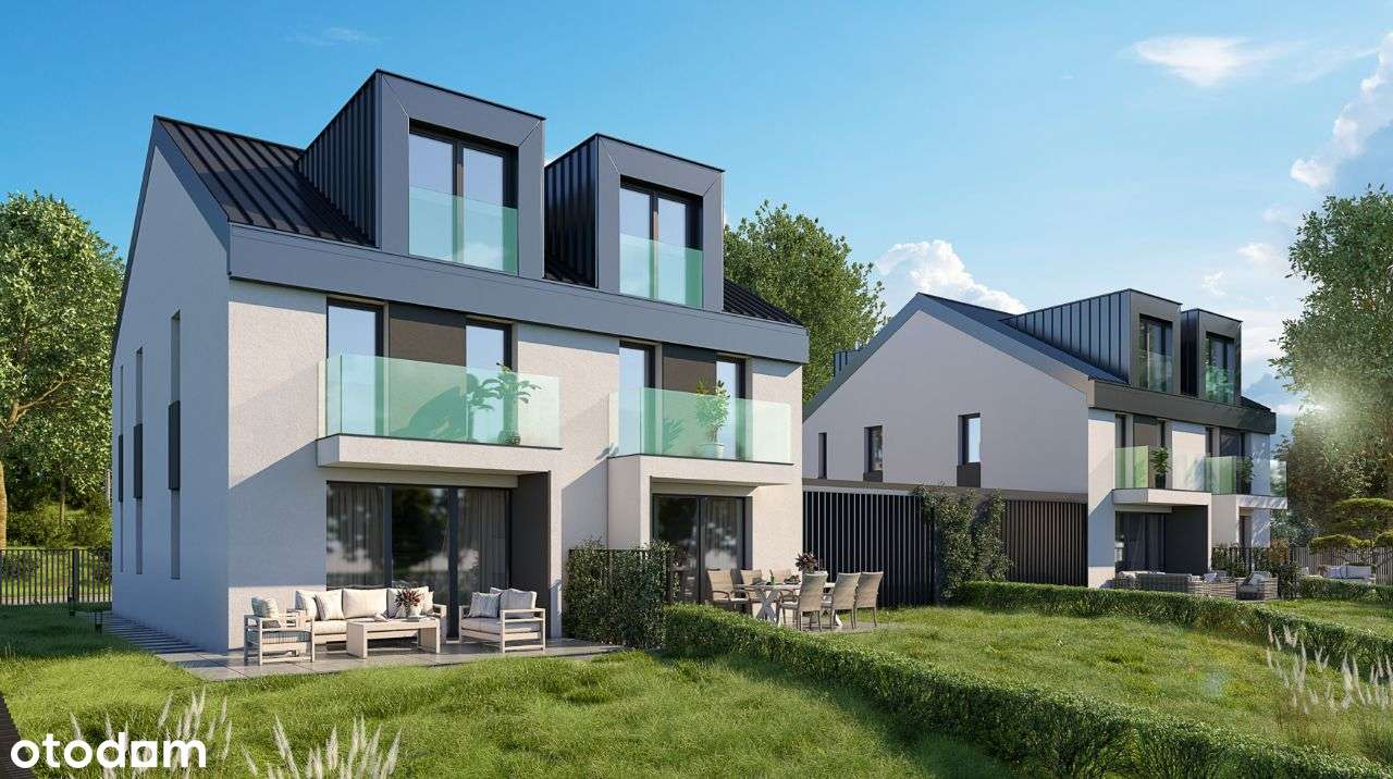 Dom bliźniak w kameralnej inwestycji na Bielanach-1