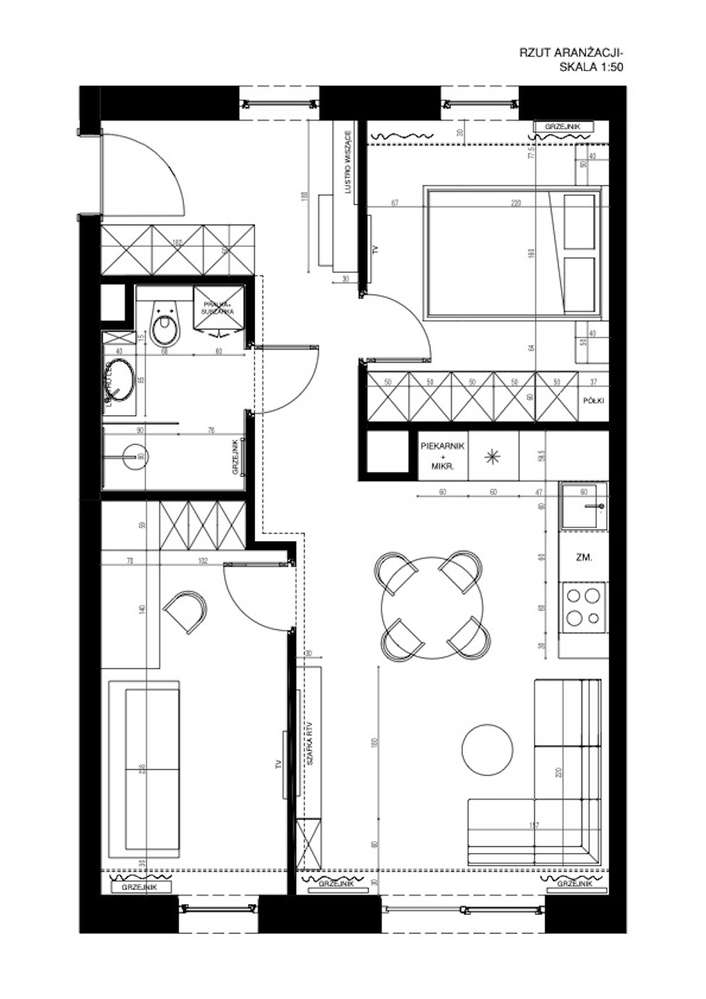 Funkcjonalne 3 pokoje , Podgórze-5