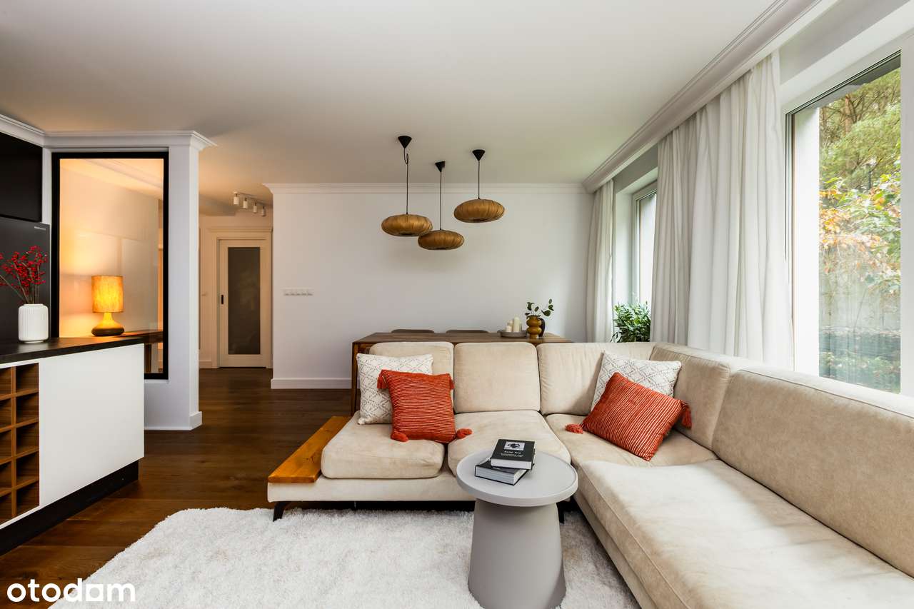 WIDOK NA LAS! Mieszkanie z ogrodem w otulinie Parku Krajobrazowego!-3