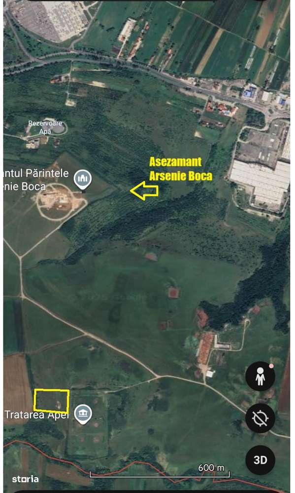 Vand teren langa Manastirea Arsenie Boca Deva - Imagine principală: 1/4