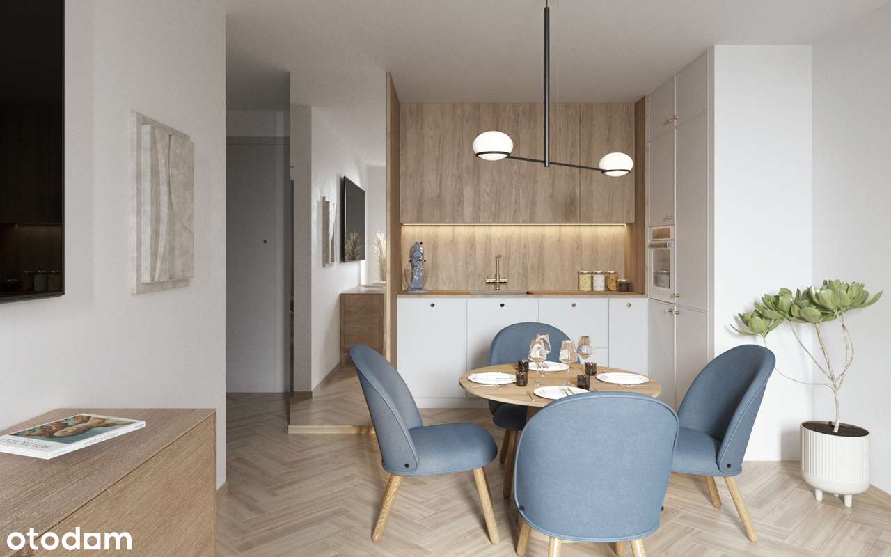 słoneczne 2-pokojowe mieszkanie 37,53 m2 z balkonem - Pełny obrazek: 4/19