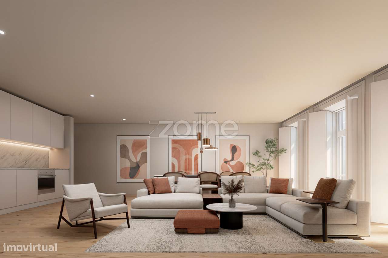 Apartamento T2 Duplex com jardim - Edifício Batalha - Grande imagem: 2/21