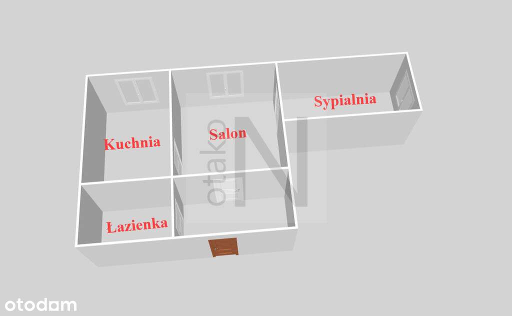 Okazja!!! 2 Pokoje | Centrum - Pełny obrazek: 5/6