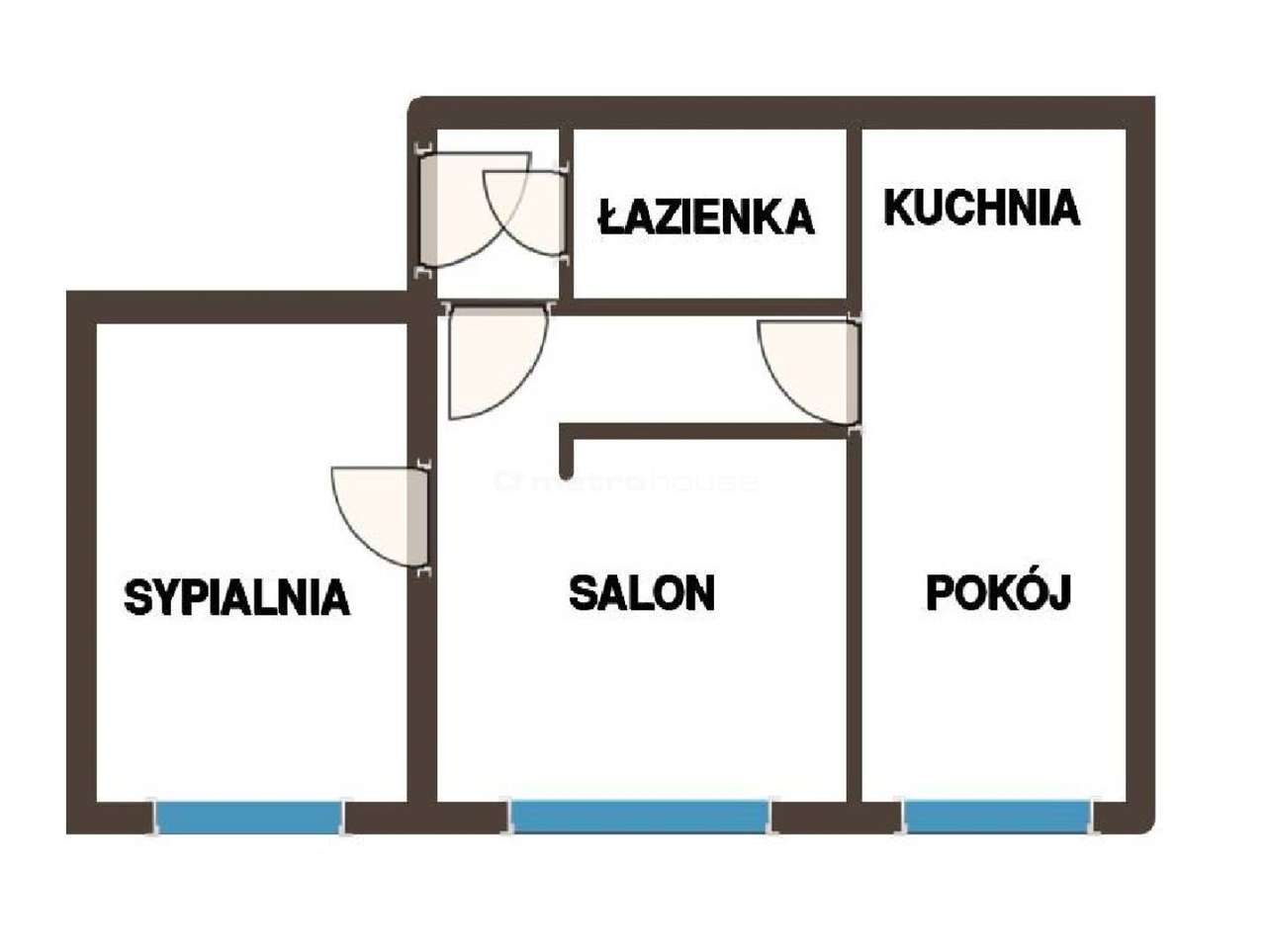 3 pokoje, 1. piętro, centrum  duży potencjał! - Pełny obrazek: 5/20