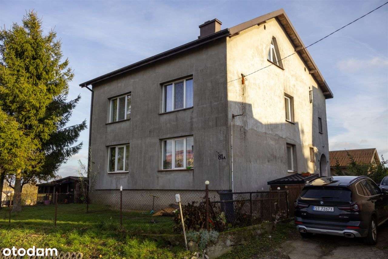 Dom z dwoma mieszkaniami i budynkiem gosp– Szczuka-12