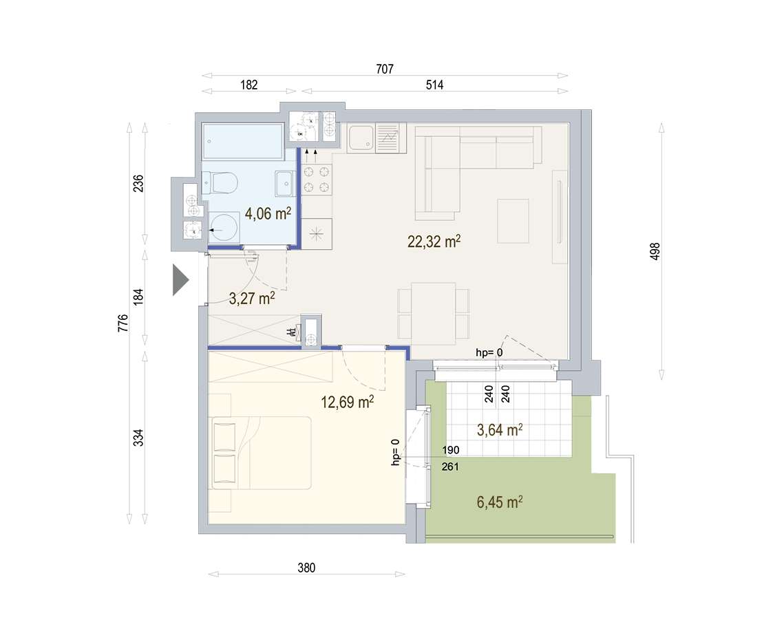 2 pok. apartament gotowy do odbioru!-7