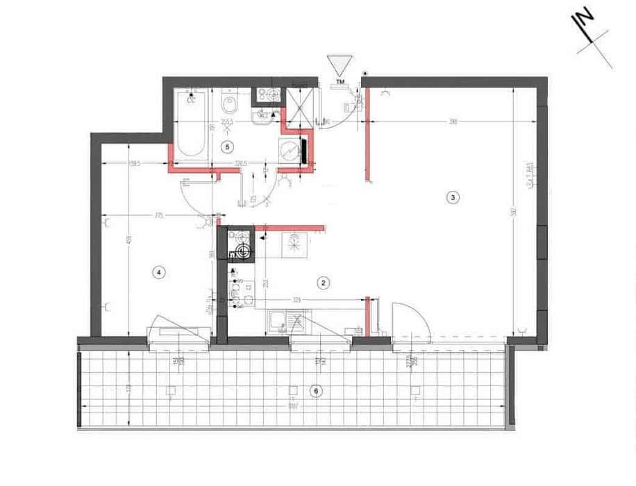 Osiedle Saska, 5 piętro, Loggia 18m2, Bez prowizji-18